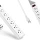 Bestek 6-Outlet Surge Protector, $8 with code 9PZ9NVWN | Bestek 6-Outlet Surge Protector w/ 4 USB Ports, $19 with code FZCDKJMI